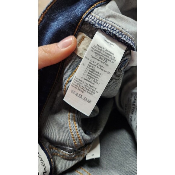 NWT Madewell Women's Size 24P Petite Pattson Wash Vintage Wide Leg Jeans - Picture 5 of 12